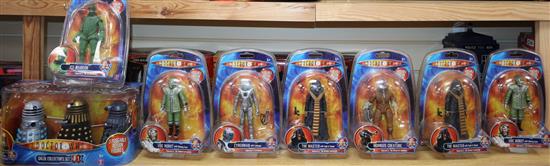 Doctor Who - Character Options - poseable action figures; carded blister packs and latter boxed (18)